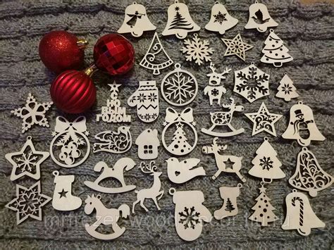 Free Christmas Ornament Designs for Laser Cutting - Free Vector