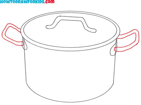 How To Draw A Cooking Pot Step By Step