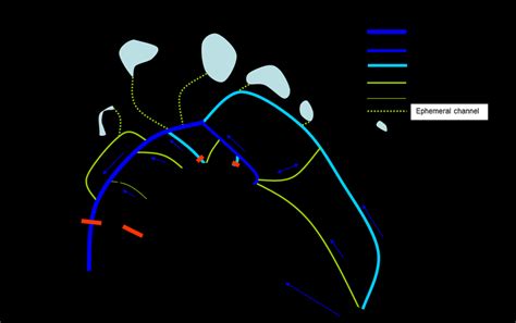 Schematic diagram of the Chowilla Creek anabranch system (adapted from... | Download Scientific ...