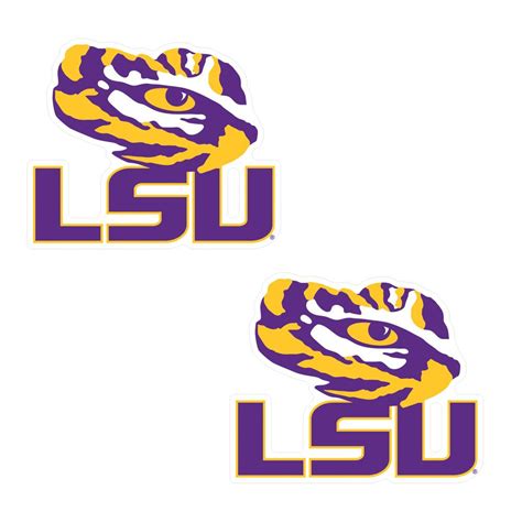 LSU | LSU 2" 2-Pack Tiger Eye Decal | Alumni Hall