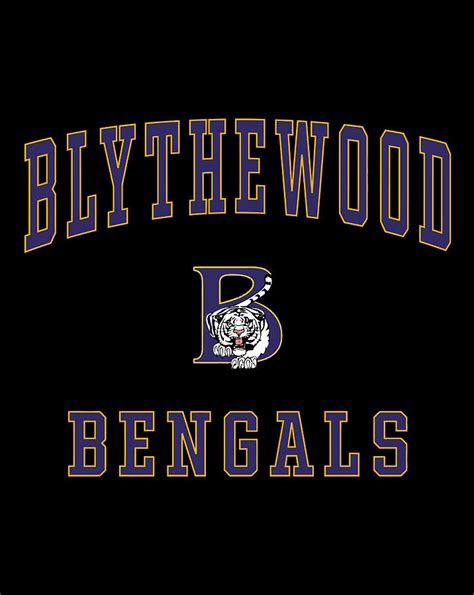 Blythewood High School Bengals Digital Art by Sue Mei Koh