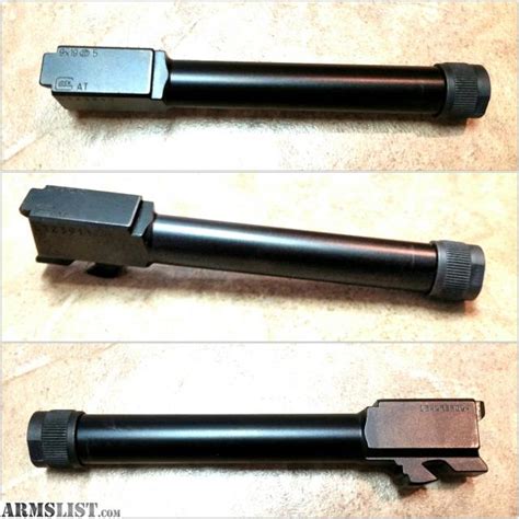 ARMSLIST - For Sale: Glock 17 Gen 5 Threaded Barrel OEM, 1/2-28