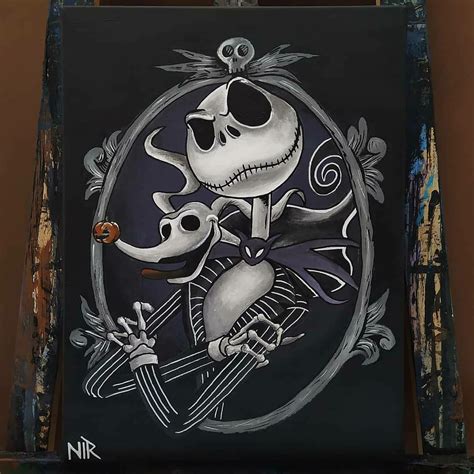 Jack Skellington Painting | Schizzi d'arte, Idee per disegnare, Disegno ...