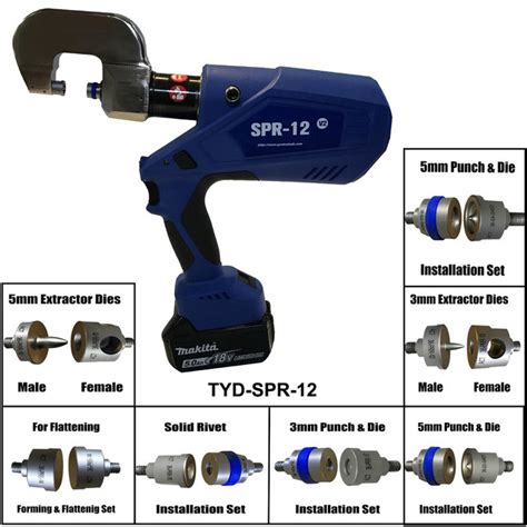 The SPR-12 Aluminum Self-Piercing Rivet Gun Kit 36061 - FORD- GM