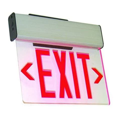 Illuminated Emergency Exit Sign