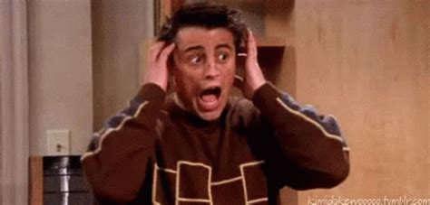 Joey Friends GIF - Joey Friends Shooked - Discover & Share GIFs