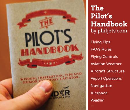 Wednesday Giveaways – FAA’s Pilot Handbook - Chapters 3 & 4 - Philjets