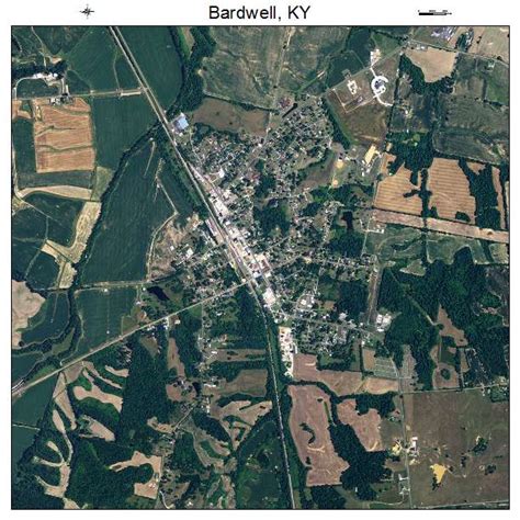 Aerial Photography Map of Bardwell, KY Kentucky