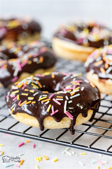 Homemade Oven Baked Donuts (Chocolate Frosted) - Healthy Life Trainer