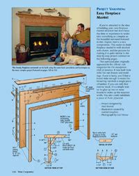 Fireplace Mantel Plans | How to Build a Fireplace Surround