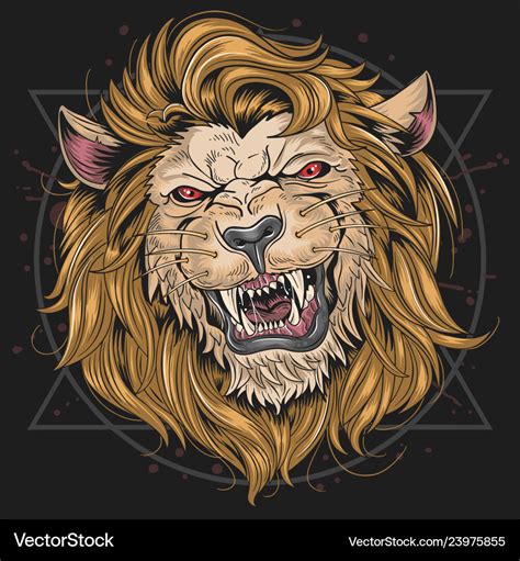 Lion leo Royalty Free Vector Image - VectorStock