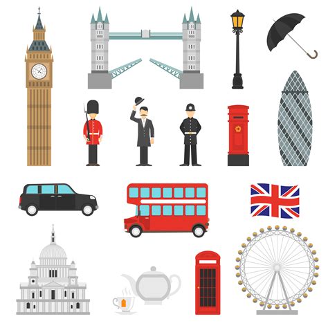 London Landmarks Clip Art