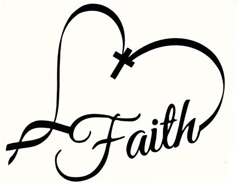 Faith decal | Faith decal, Faith tattoo, Body art tattoos