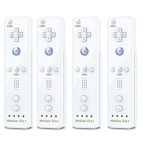 Bonadget 4 Pack Wii Remote Controller, Wii Games Wireless Controller ...