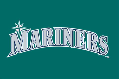 Seattle Mariners Wordmark Logo (1994) | Take me out to the ball game | Seattle mariners, Logos ...