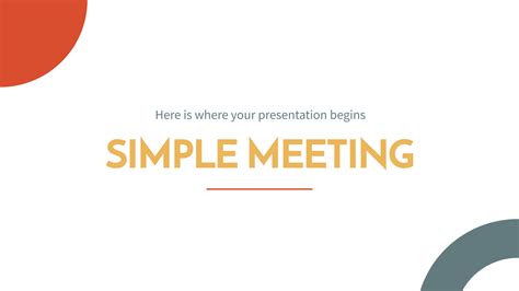 Free Meeting Google Slides themes and PowerPoint templates