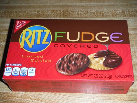 The Snack Report: Ritz Fudge Covered Crackers | The Poor Couple's Food ...