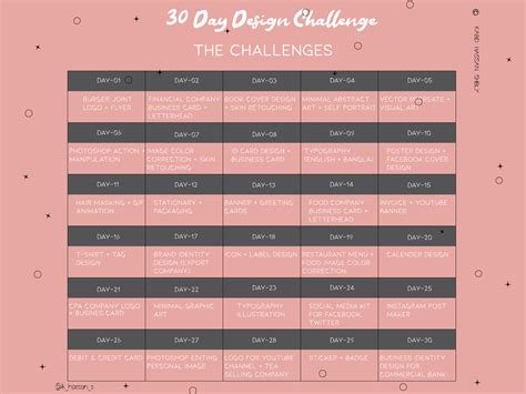 30 day Graphic Design challenge by Kabid Hassan Shibly on Dribbble