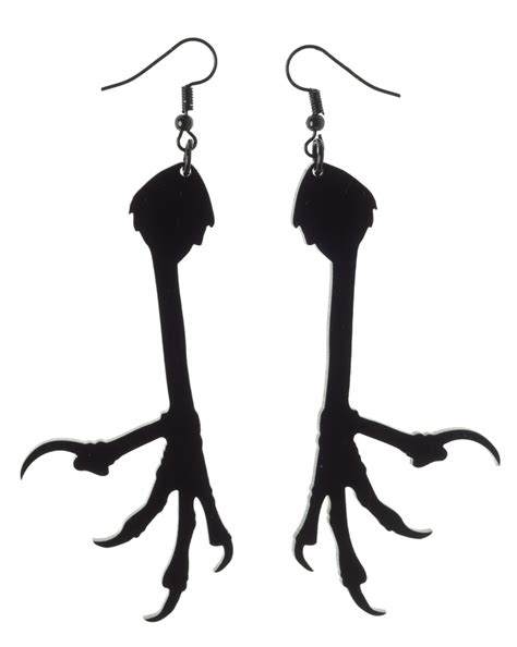 CURIOLOGY CROW CLAW EARRINGS | Claw earrings, Acrylic charms, Crow