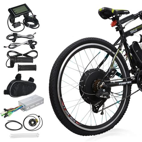 Voilamart 26" Rear Wheel Electric Bicycle Conversion Kit, 48V 1000W E ...