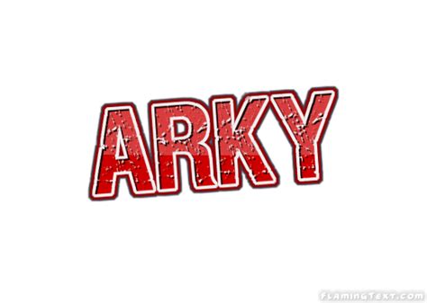 Arky Logo | Free Name Design Tool from Flaming Text