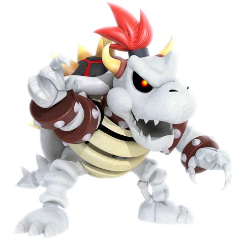 Dry Bowser New Render by Nibroc-Rock on DeviantArt