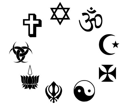religious symbols - Clip Art Library