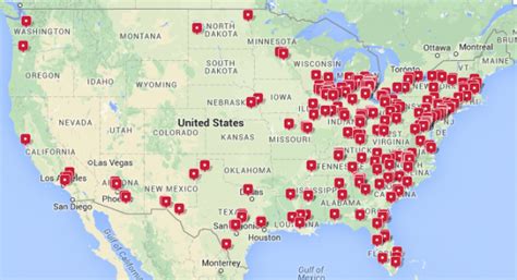 Drury Inn Locations Map | Color 2018