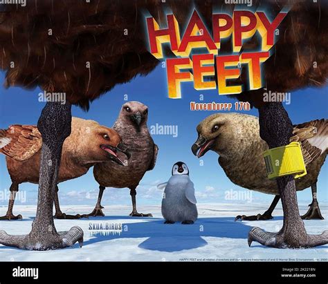 SKUA BIRDS, MUMBLE POSTER, HAPPY FEET, 2006 Stock Photo - Alamy