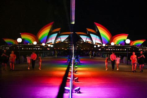 Sydney Opera House lights up in pride colors | ABS-CBN News