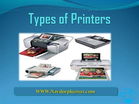 Types of Printers