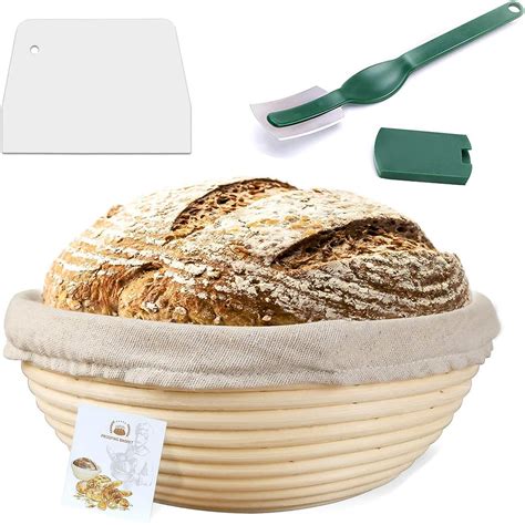 Amazon.co.jp： (23cm) - 23cm Bread Proofing Basket,WERTIOO Banneton Proofing Basket + Dough ...