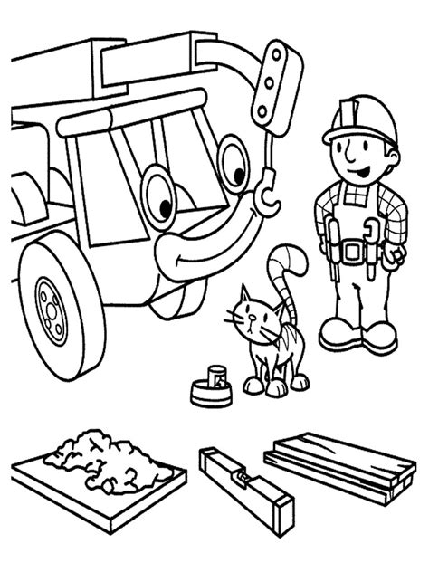 Free Printable Bob The Builder Coloring Pages For Kids