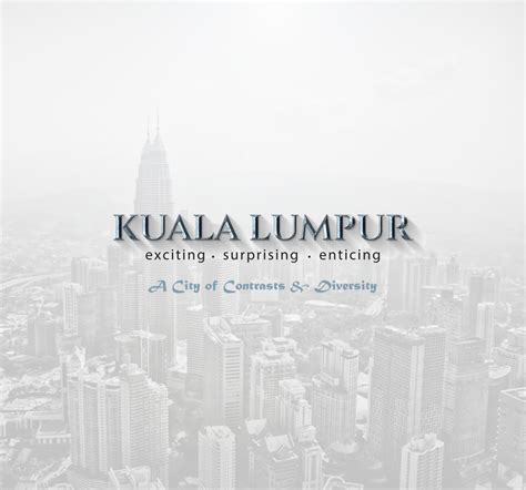 Brand New: New Logo for Kuala Lumpur Tourism