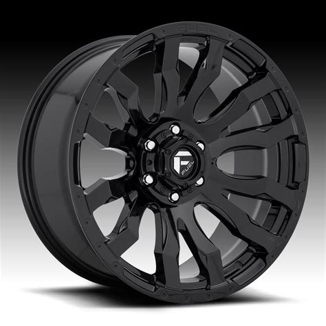 Fuel Blitz D675 Gloss Black Custom Wheels Rims - D675 / Blitz - Fuel ...