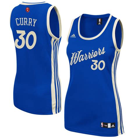 Women's Golden State Warriors Stephen Curry adidas Blue Christmas Day Replica Swingman Jersey ...