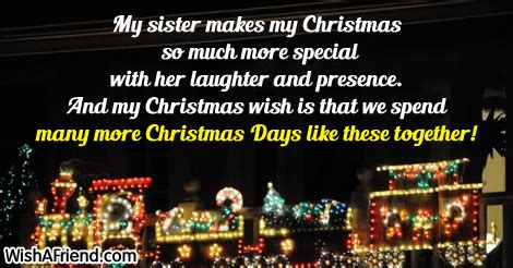 Christmas Messages for Sister