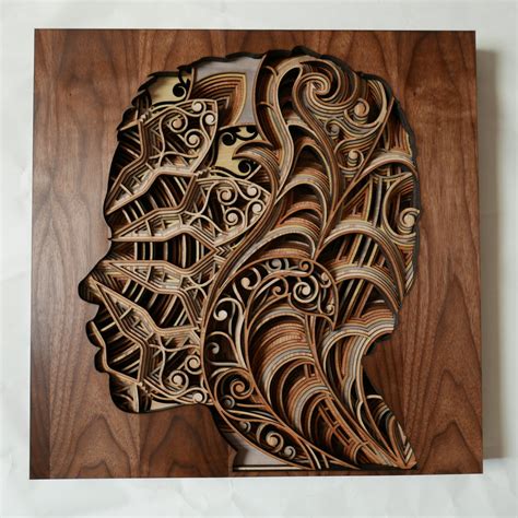 Laser-cut Plywood Panels Layered & Stained To Add Depth | Woodworking Network