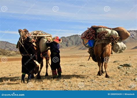 Kazakh Nomads Culture and Lifestyle Editorial Image - Image of park, ride: 200093420