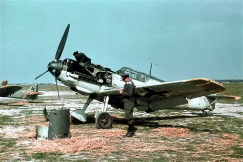 World War II in Color: Messerschmitt Bf 109 Flown by Leutnant Walter Blume