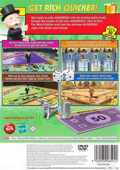 Monopoly Box Shot for PlayStation 2 - GameFAQs