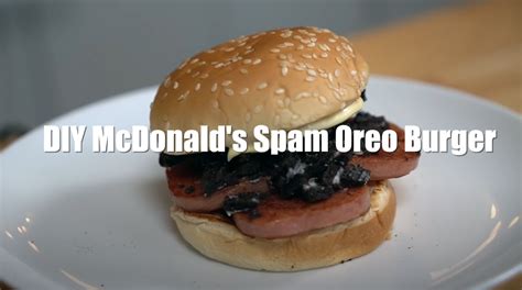 McDonald’s China’s Spam and Oreo Burger Recipe | Burger Review