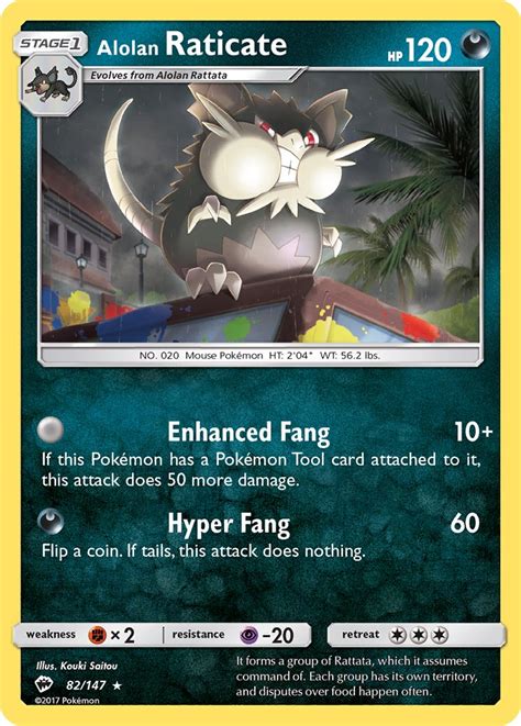 Alolan Raticate · Burning Shadows (BUS) #82 ‹ PkmnCards