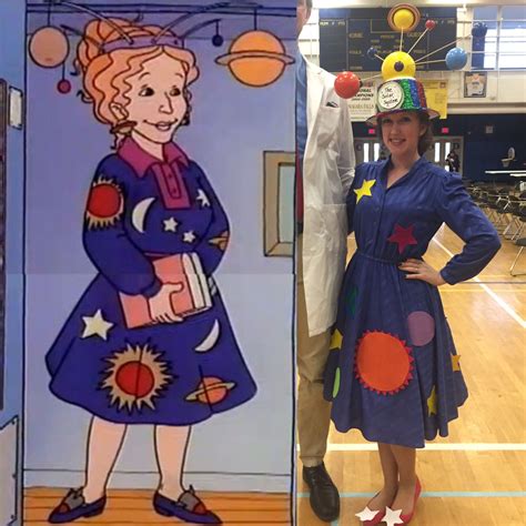 So this weekend I made a my own Miss Frizzle Costume for the Literacy ...