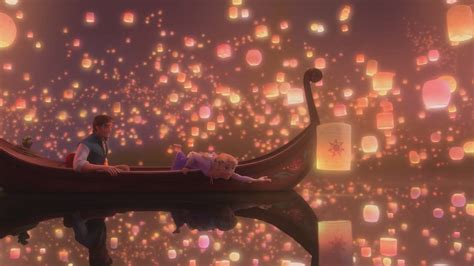 Disney Tangled Lanterns Wallpaper