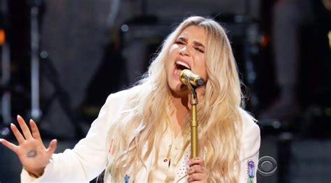 [WATCH] Kesha's Grammy Performance Of 'Praying' Is Raw And Hugely Emotional