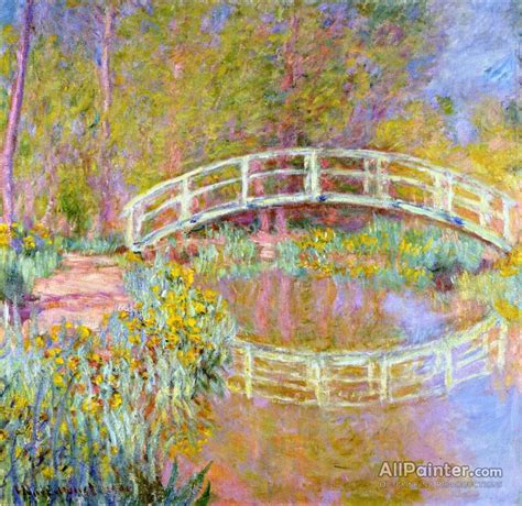 Claude Monet The Bridge In Monet's Garden Oil Painting Reproductions ...