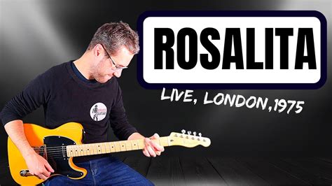 Bruce Springsteen - Rosalita (Live, London, 1975) guitar lesson - YouTube