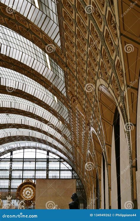 Interior Architecture of Orsay Museum in Paris, France Editorial ...