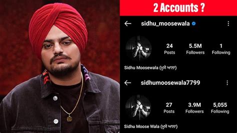 Does Sidhu Moosewala Have Another Account On Instagram With 3.9 Million Followers?